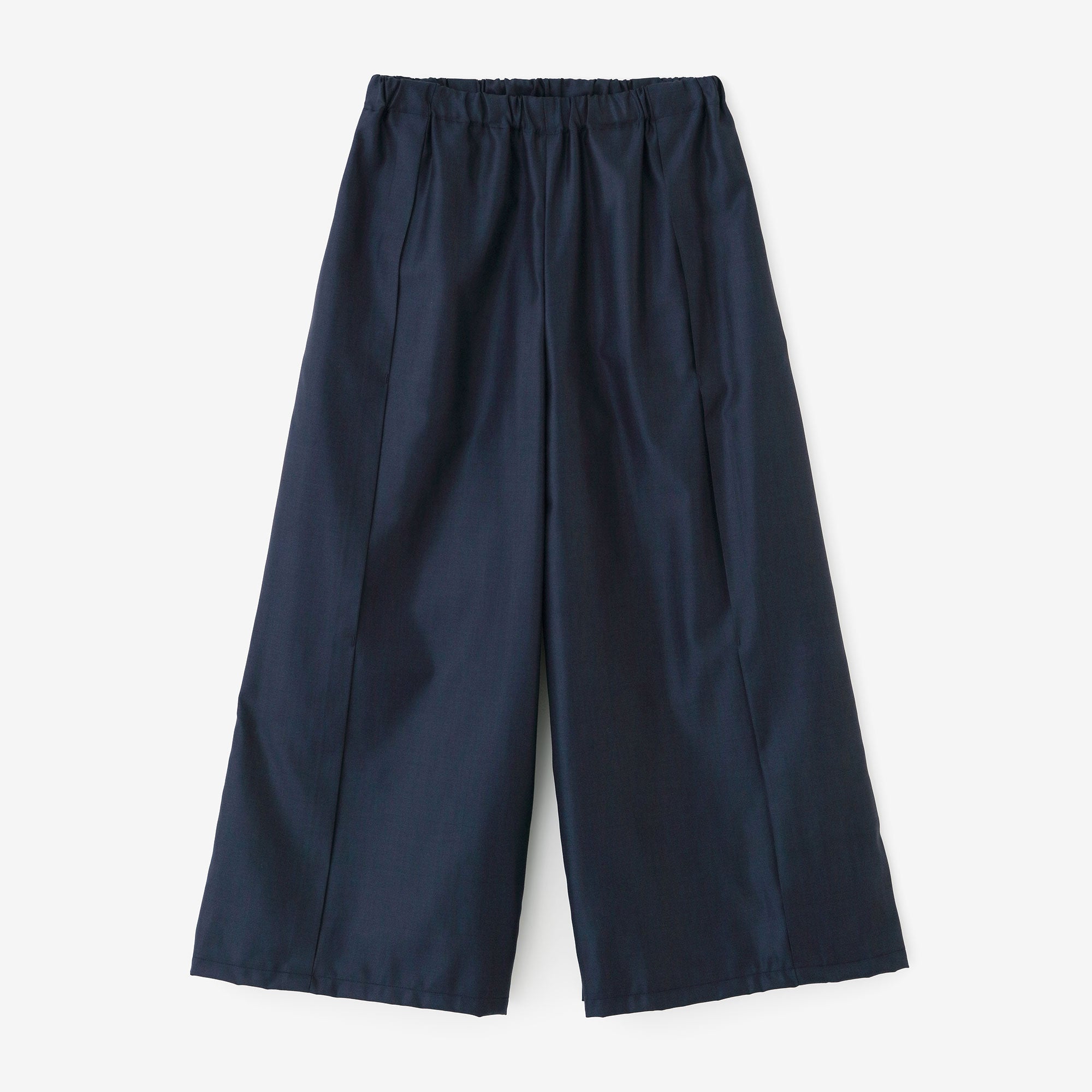 42双 梳毛（そもう） 袴形（はかまなり） 袷（あわせ）／濡羽色（ぬれ