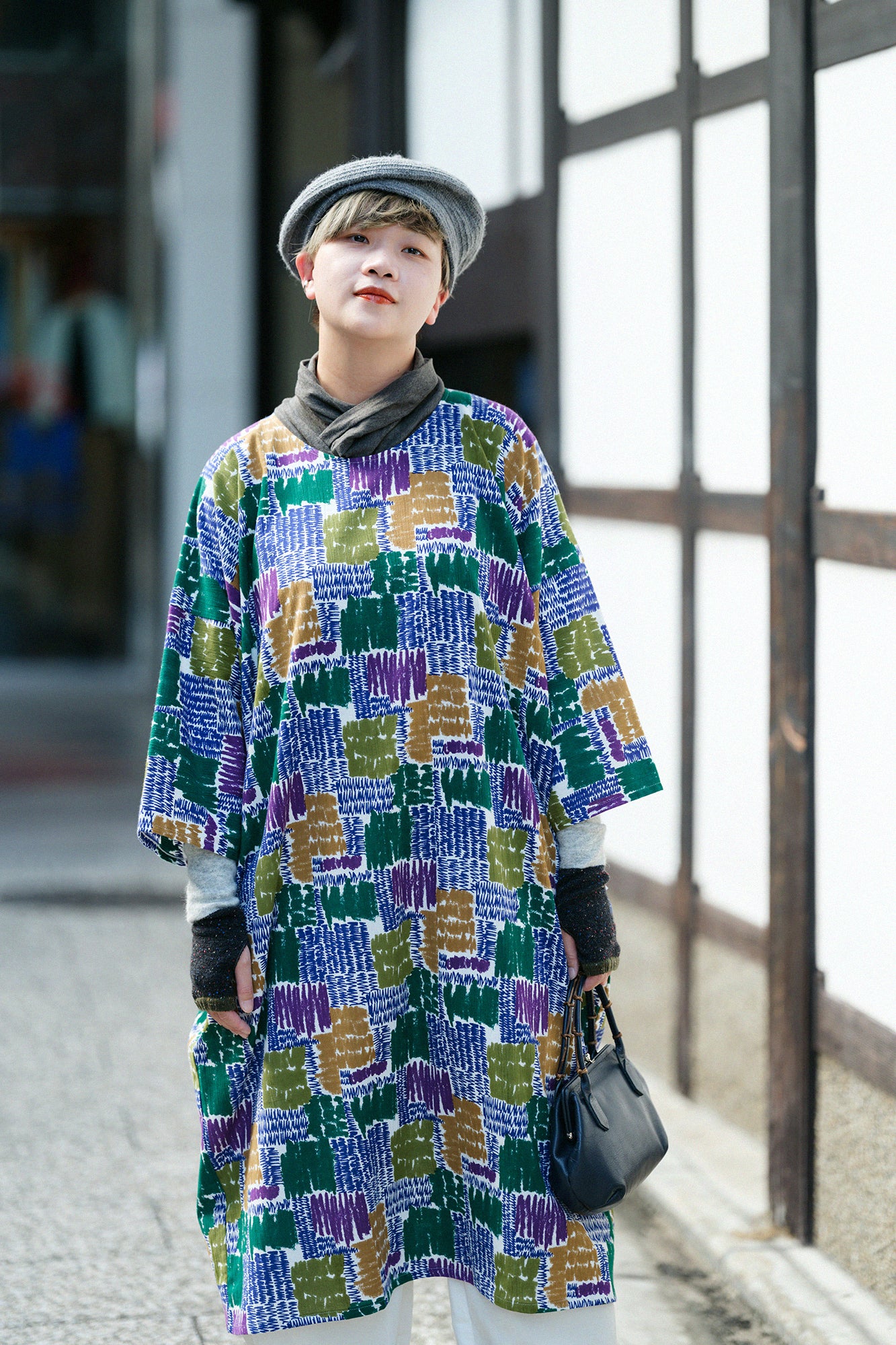 3月3日頃発送予定】高島縮 20/20 薙刀長方形衣（なぎなたちょうほう