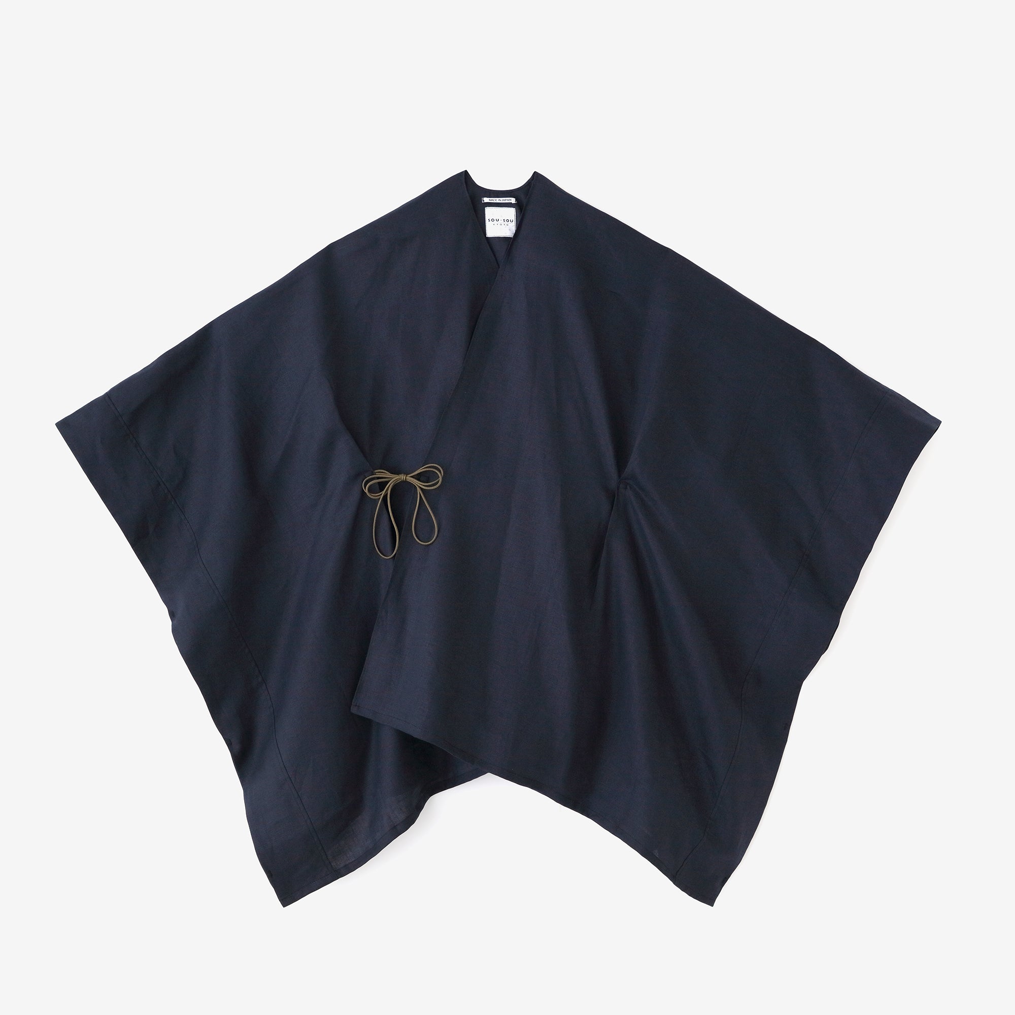 3月3日頃発送予定】麻 きさらぎ 袖括り（そでくくり）／留紺（とめこん）