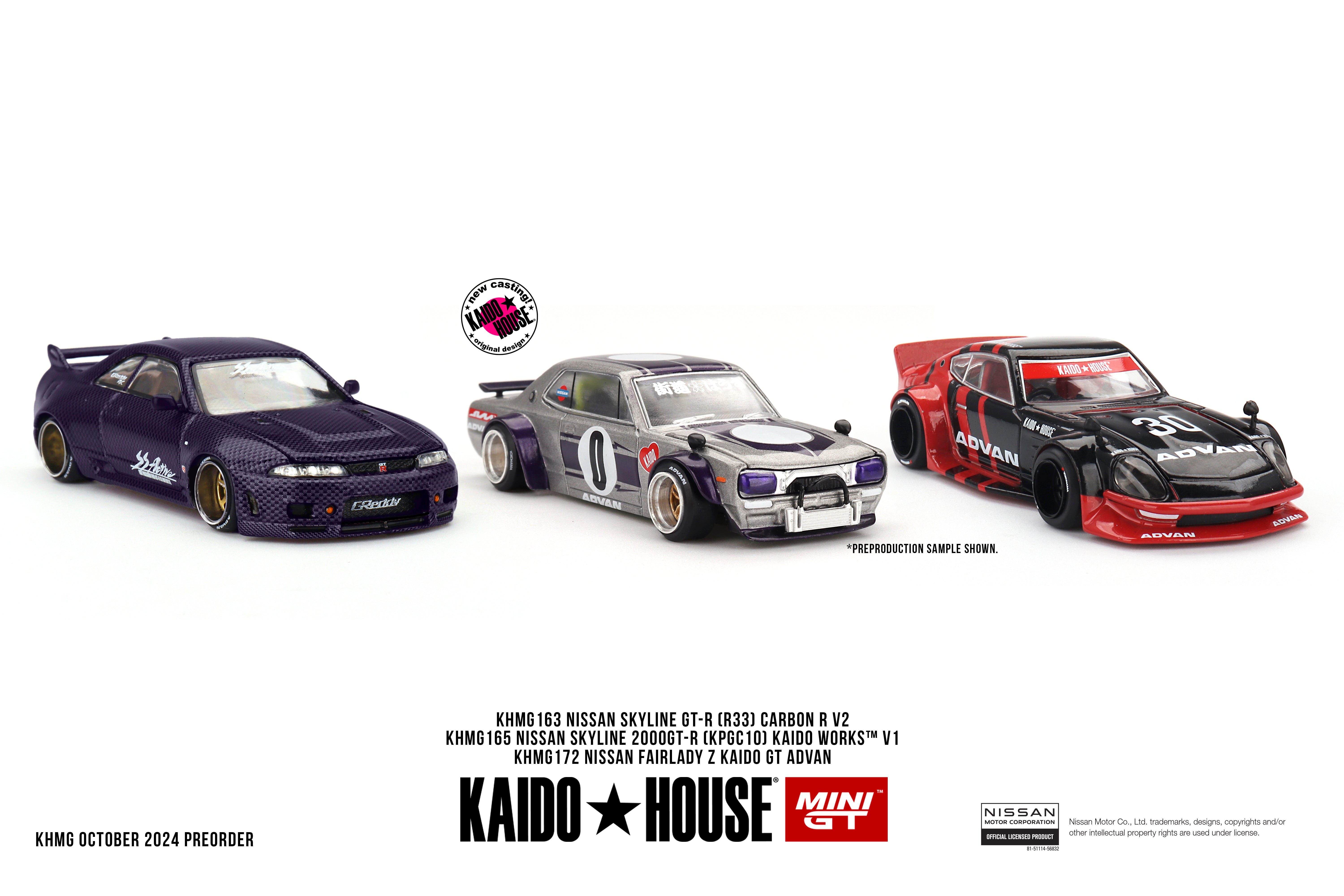 Preorder) Kaido House x Mini GT 1:64 Nissan Fairlady Z Kaido GT