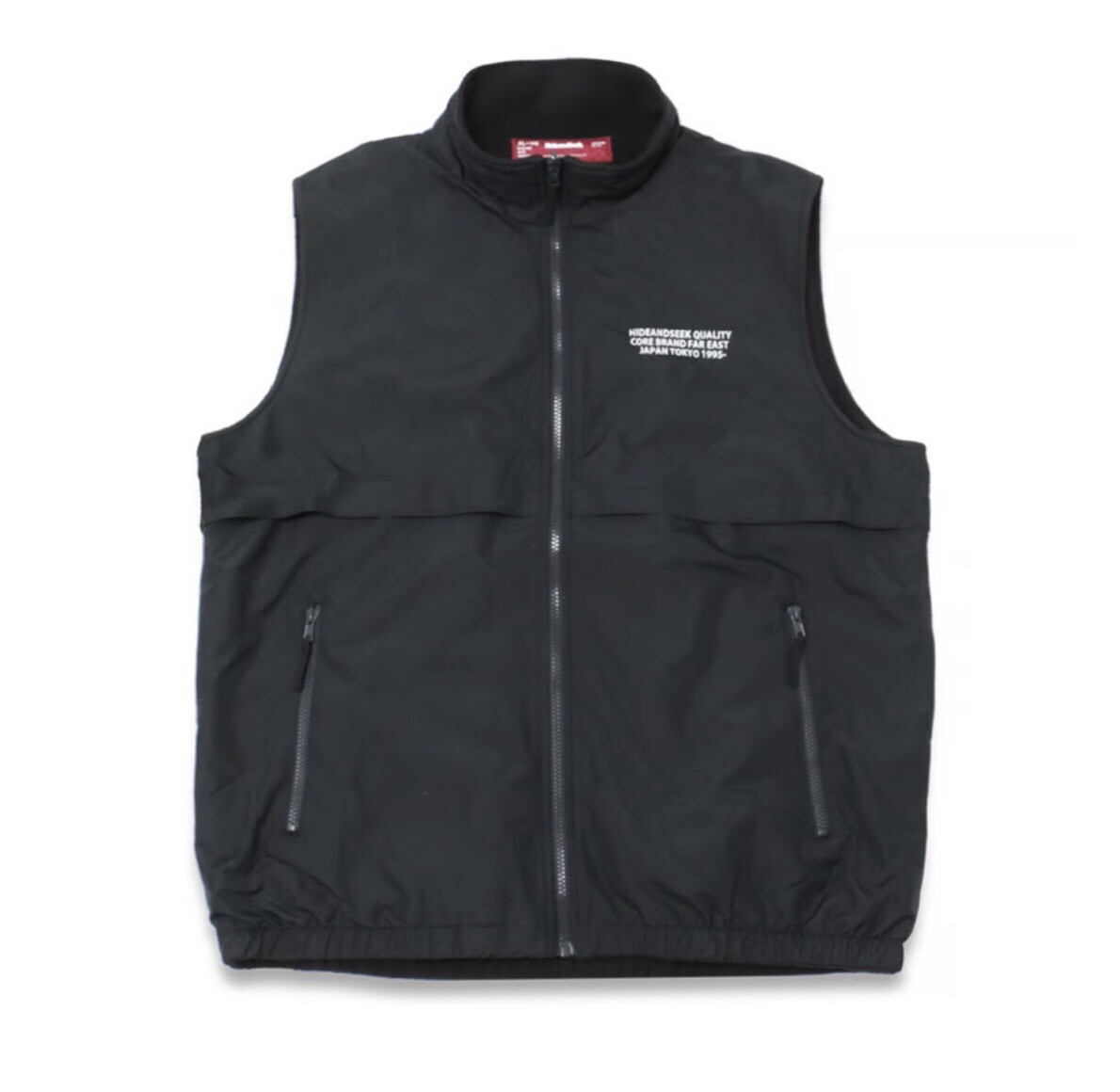 Nylon Zip Vest ＜24SS＞ ナイロンベスト-ハイドアンドシーク 通販