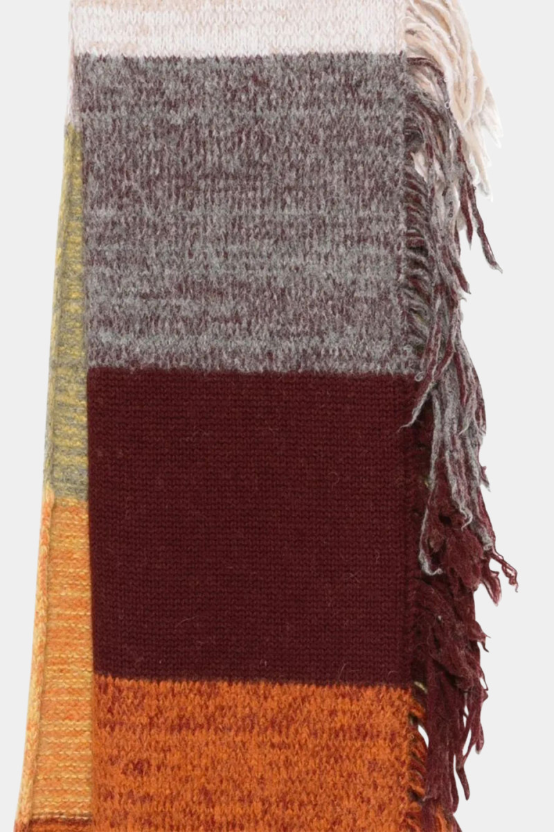 Dries Van Noten Striped Wool Alpaca Men's Scarf| Société Anonyme