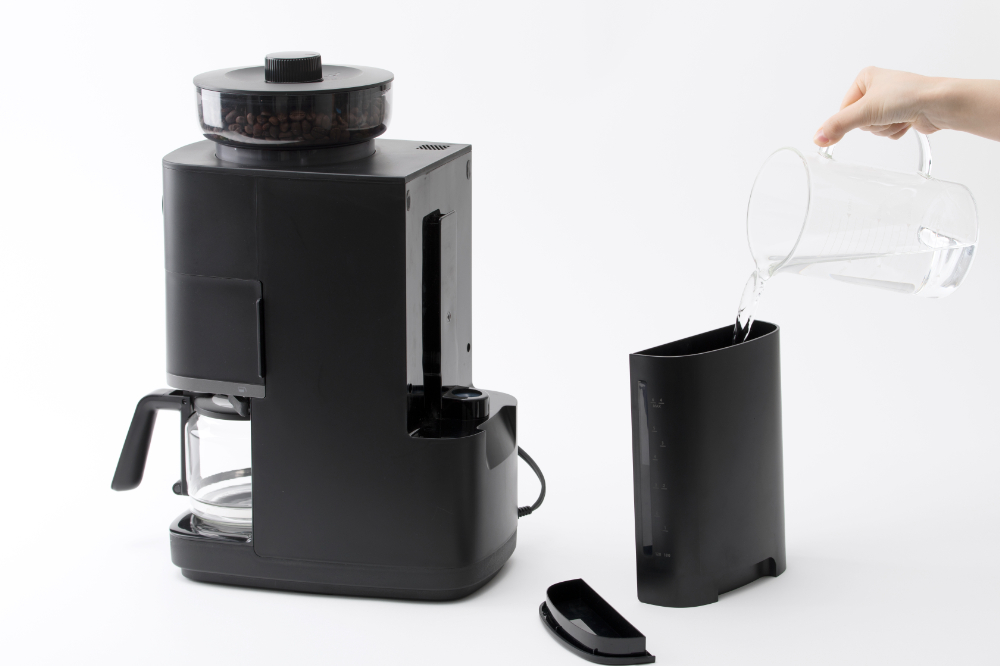 コーン式全自動コーヒーメーカー カフェばこPRO ダークブラウン SC