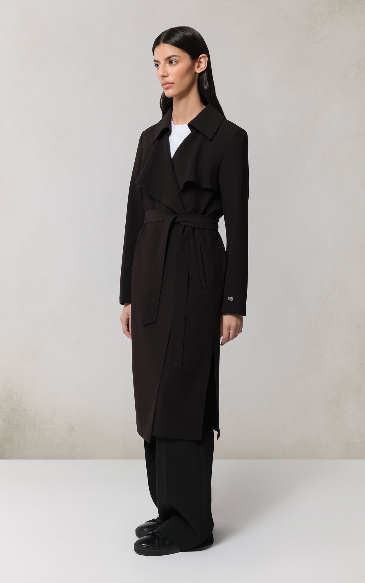 Dimitra, Relaxed-fit belted trench | Soia & Kyo US