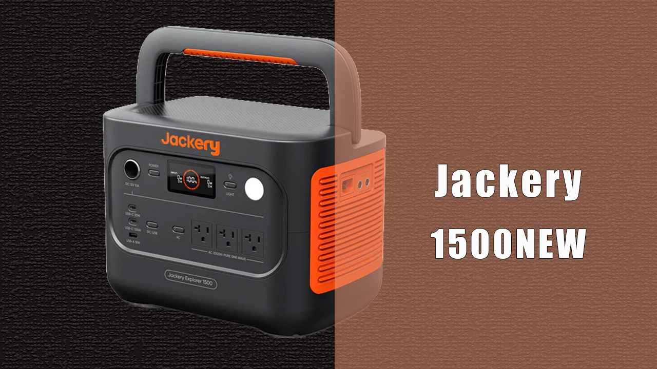 徹底解説！Jackery 1500NEW】ジャクリの1500Whクラス最小最軽量