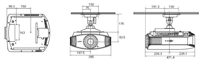VPL-VW60設置シミュレーター | 設置関連情報 | ビデオプロジェクター