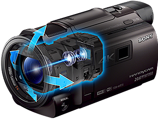 FDR-AXP35 特長 : 空間光学手ブレ補正 | デジタルビデオカメラ