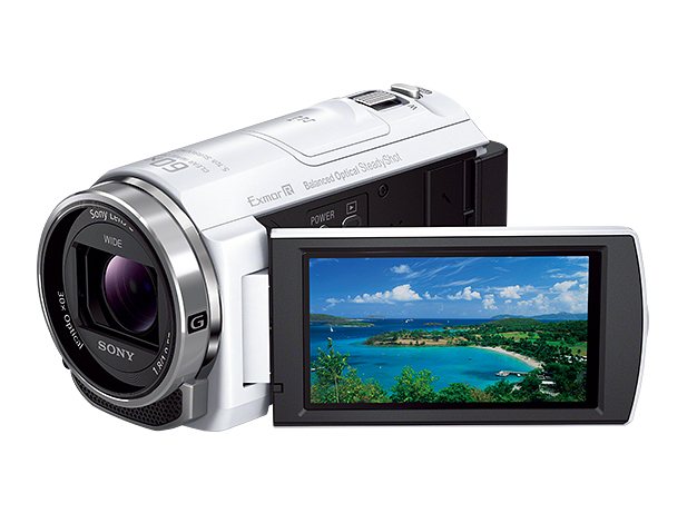 ジャンク品】SONY HDR-CX535 ビデオカメラ ホワイトSONY ソニー セール