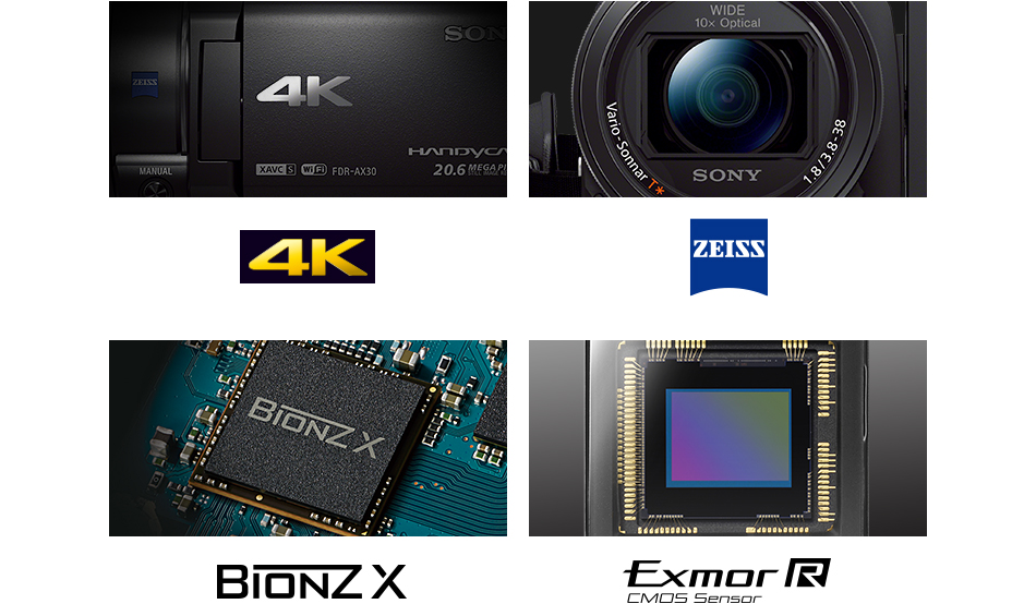 FDR-AX30 | デジタルビデオカメラ Handycam ハンディカム | ソニー