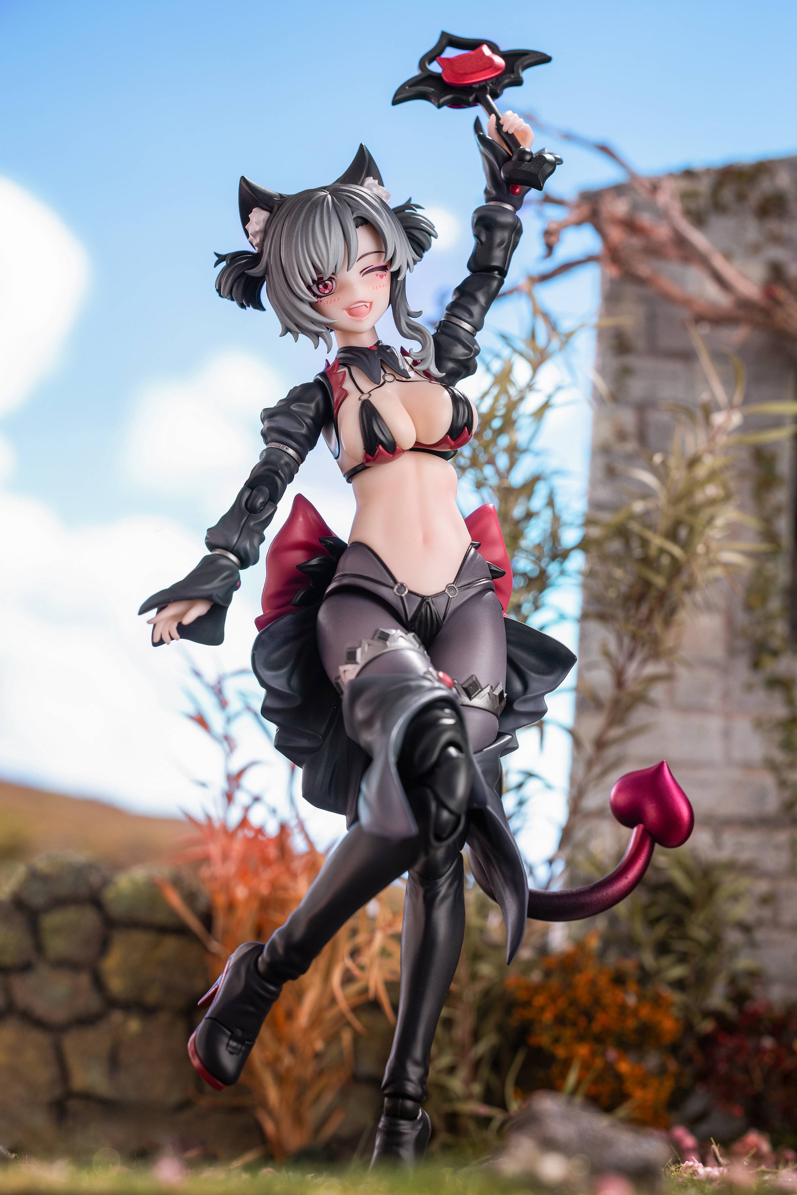 見習魔女・星川猫猫 完成品アクションフィギュア 黒髪Ver. 1/12