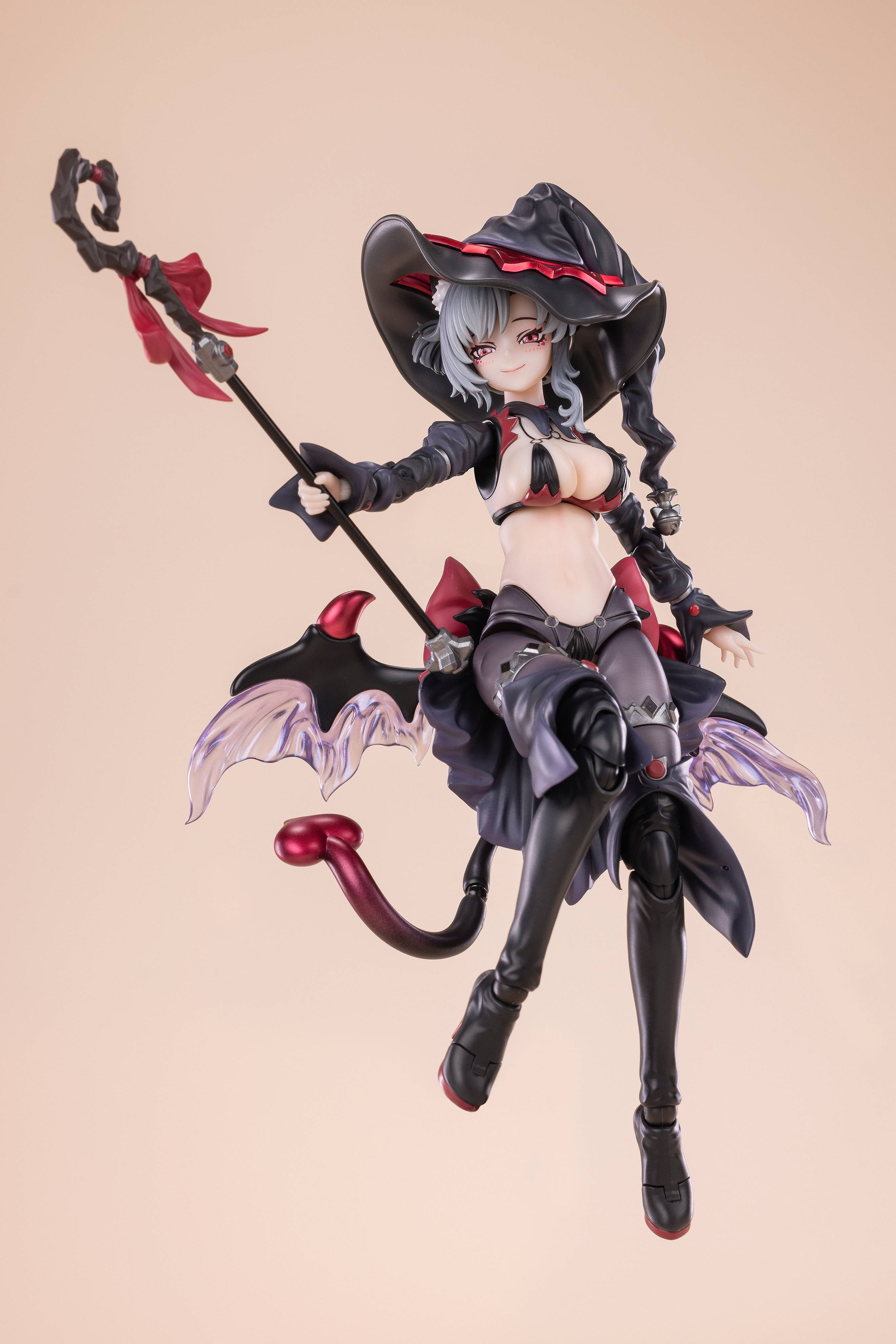 見習魔女・星川猫猫 完成品アクションフィギュア 黒髪Ver. 1/12