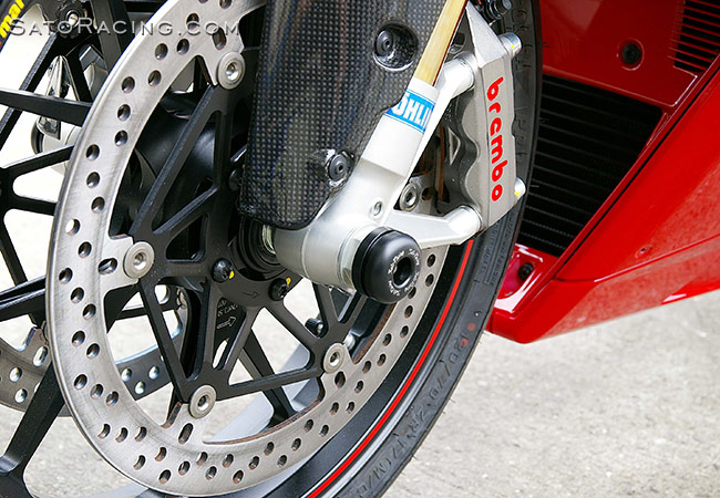 SATO RACING | Front Axle Sliders - Ducati 1098 / 1198 / 848