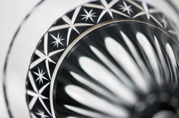 黒切子 シャンパングラス | 薩摩切子のことなら薩摩びーどろ工芸