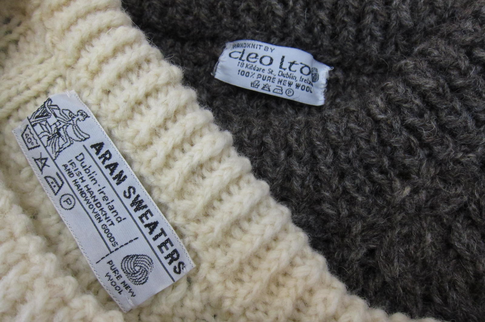 アランセーター在庫一覧表(クレオCLEO & オモーリャO'Maille) – Jack