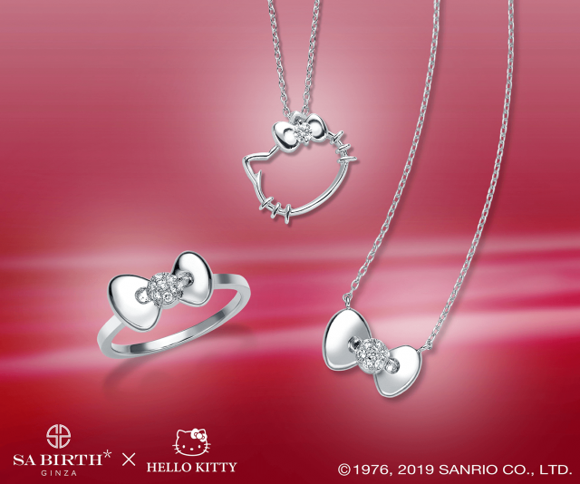 SA BIRTH GINZA x HELLO KITTY Jewelry Collaboration / Pre-orders