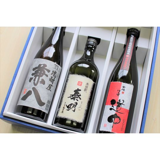 麦焼酎 【兼八・泰明・常徳屋】大分 人気銘柄 麦焼酎 720mlx3本セット