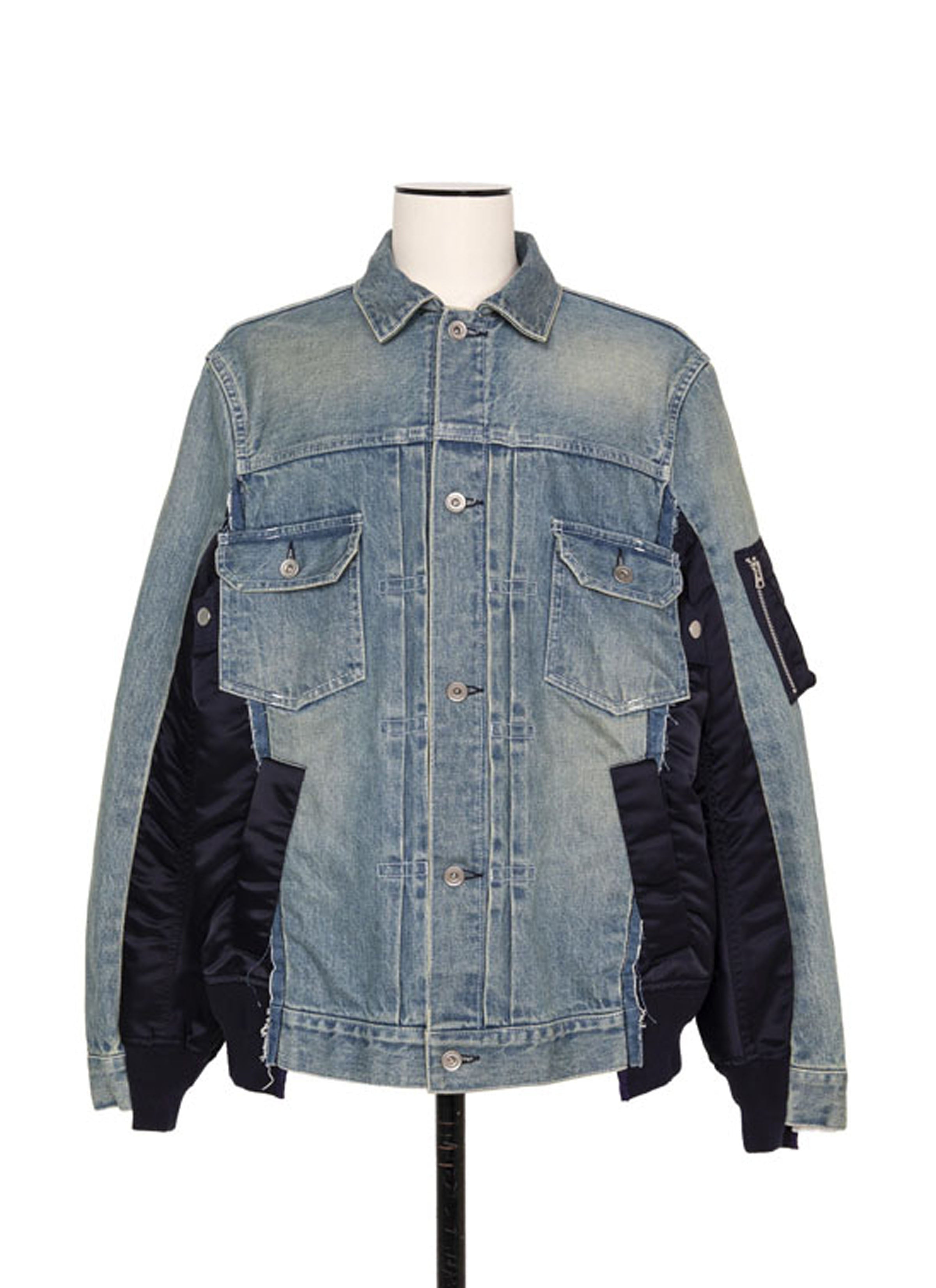 Denim x Nylon Twill Jacket | sacai Official Store サカイ オフィシャル
