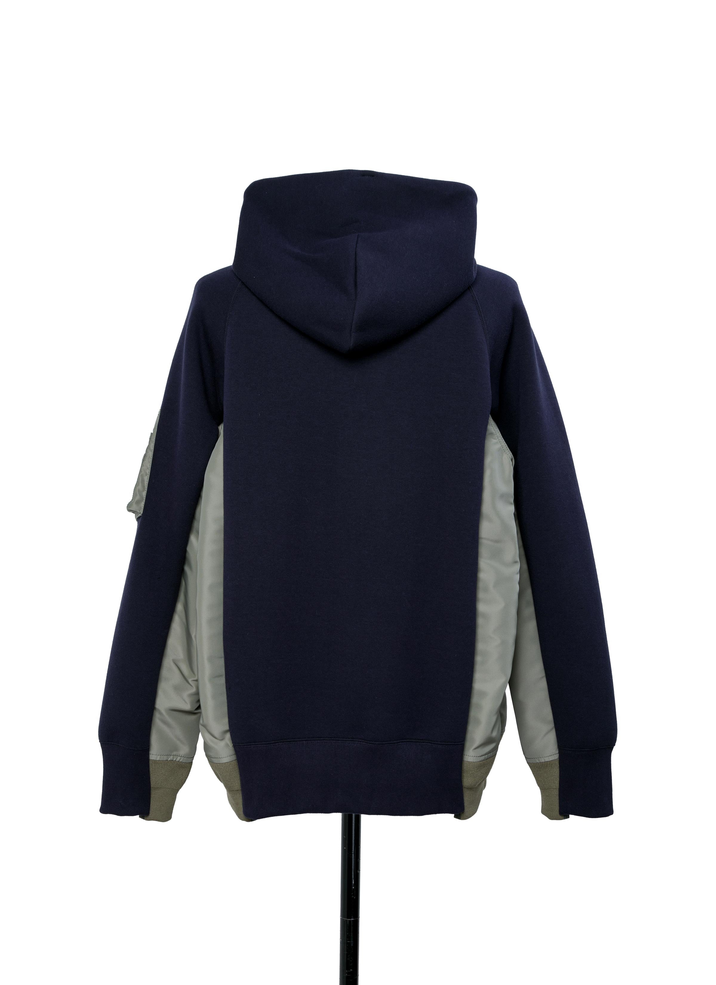 Sponge Sweat x Nylon Twill Hoodie | sacai Official Store サカイ