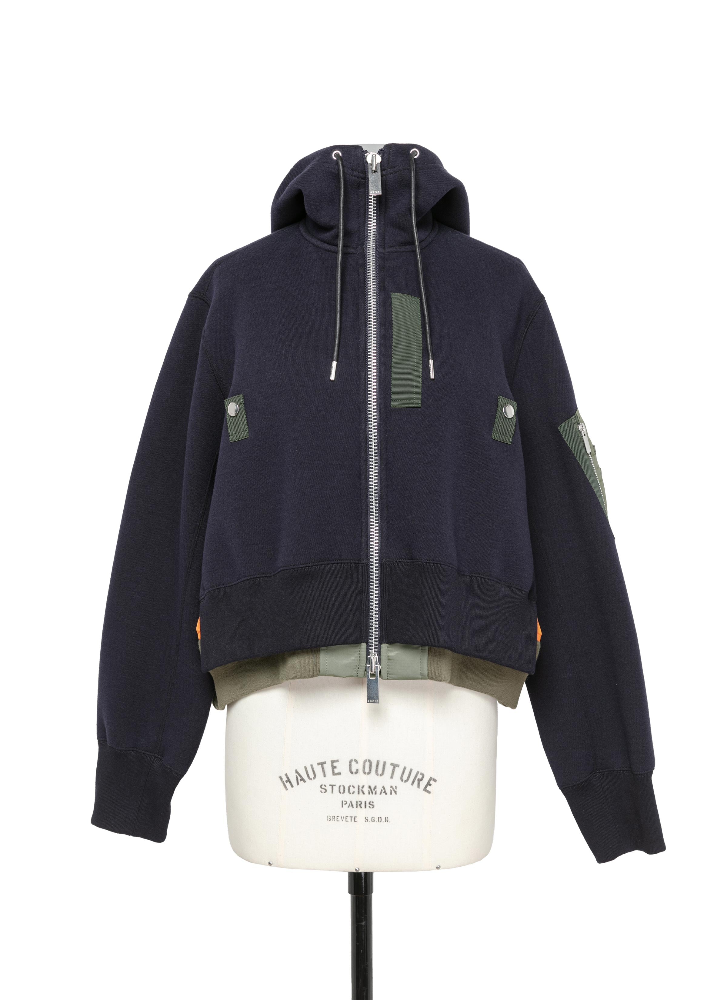 Sponge Sweat x Nylon Twill Hoodie | sacai Official Store サカイ