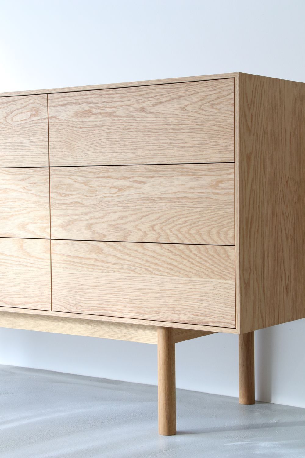 LOW CHEST[RF-085〈OAK〉] | 北欧家具・オーダー家具なら【SAC WORKS】