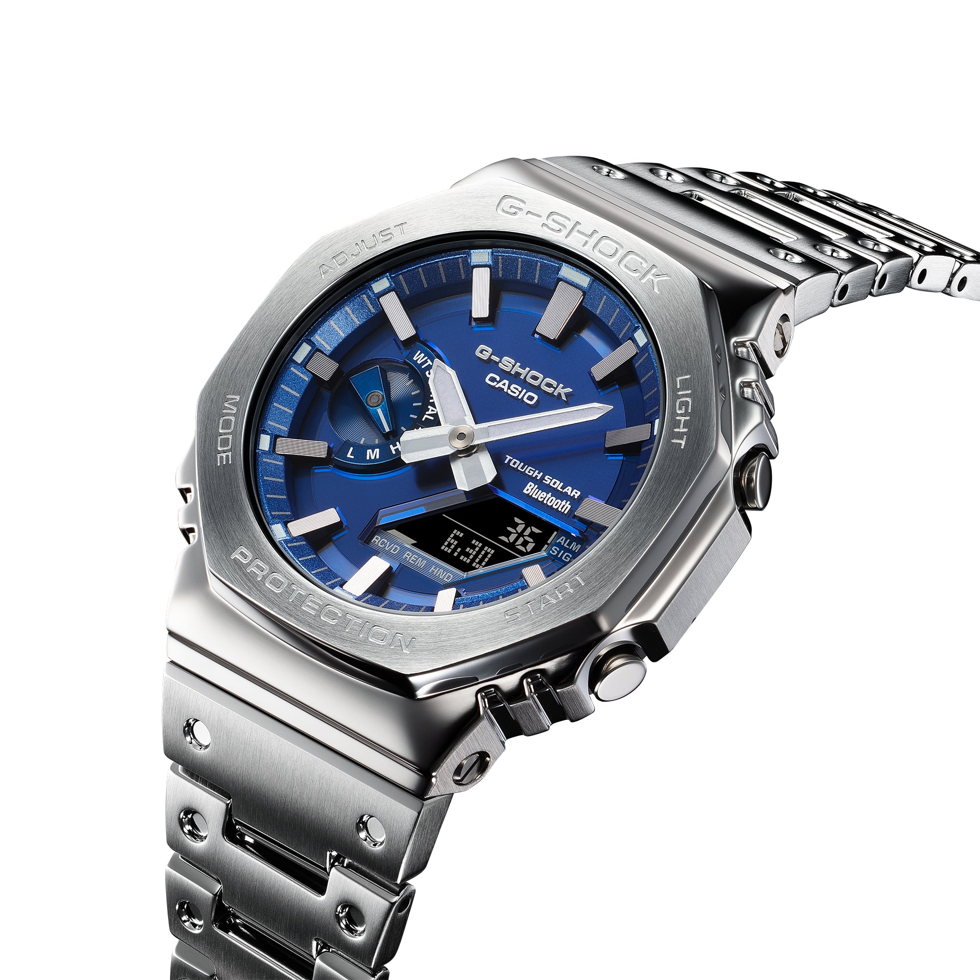 Casio G-Shock GMB2100AD-2A Full Metal Blue Dial Casioak – Safa