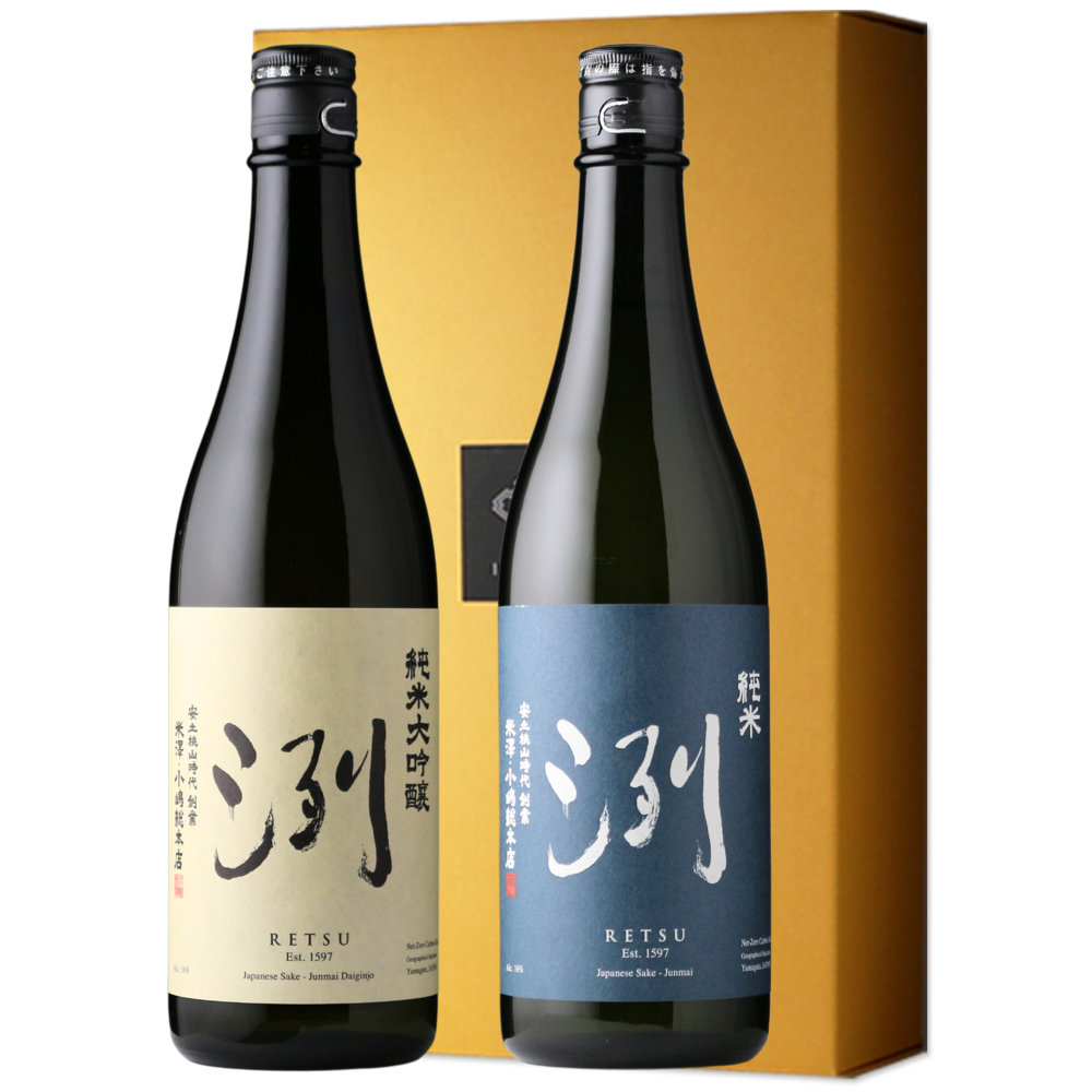 洌セット (日本酒 720ml 2本 純米大吟醸 純米 小嶋総本店) - 酒舗 井上屋