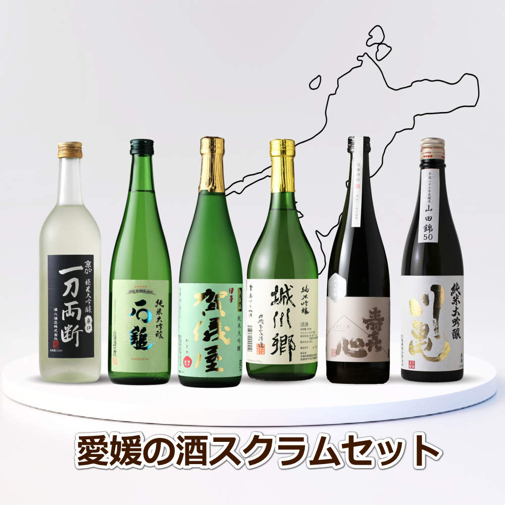 愛媛の酒スクラムセット 720ml 6本セット（送料無料 日本酒 飲み比べ