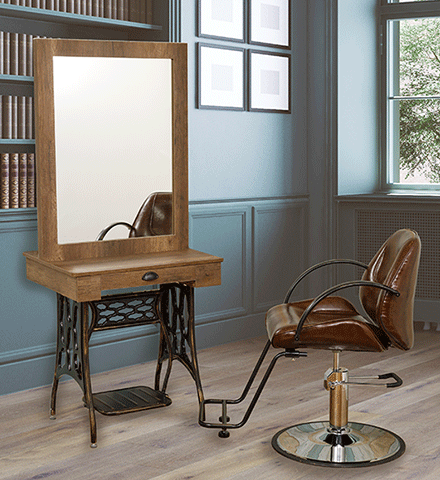 ヘアーサロン ミラーシリーズ（理美容品セット面ミラー） | 業務用