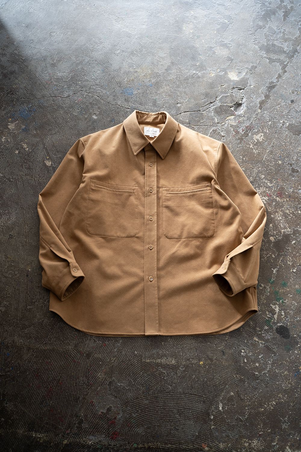 STILL BY HAND - 【ラスト1点】【25AW】フェイクスウェードシャツ