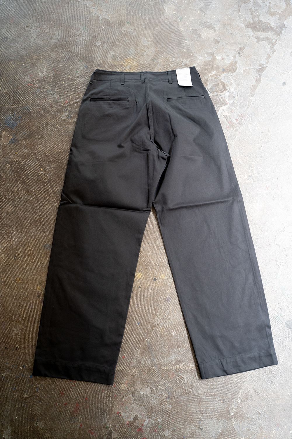 CIOTA - 【ラスト1点】スビンコットンウエポンチノパンツ(BLACK) | Salty