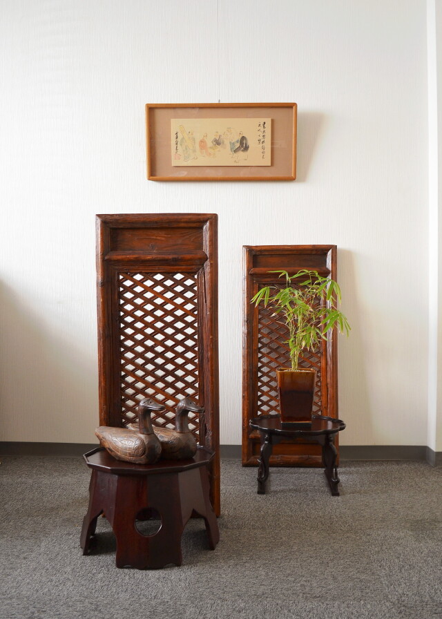 Antique Sam's Collection 李朝格子戸 格子扉 韓国家具 建具