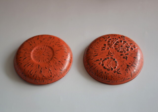 Antique Sam's Collection香合きく 菊香合 二代田中健智作