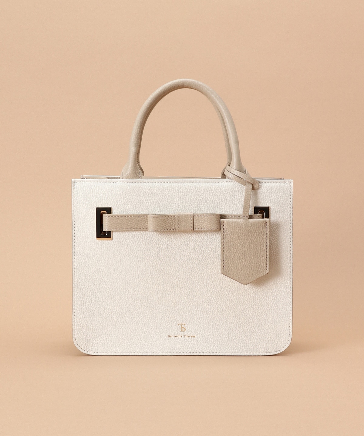 バイカラーエムシュシュⅡ トートバッグ(FREE ピンクベージュ