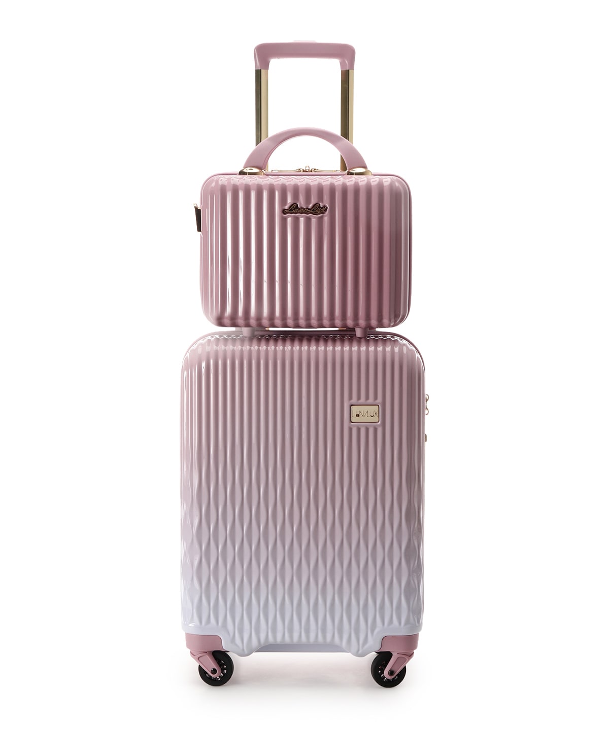 ピンクグラデーションキャリーケース（32L）(FREE ピンク