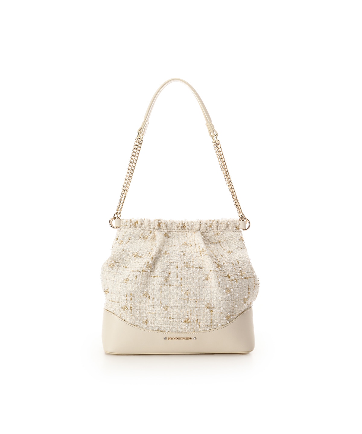 ツイードチェーンハンドバッグ(FREE オフホワイト): SAMANTHAVEGA