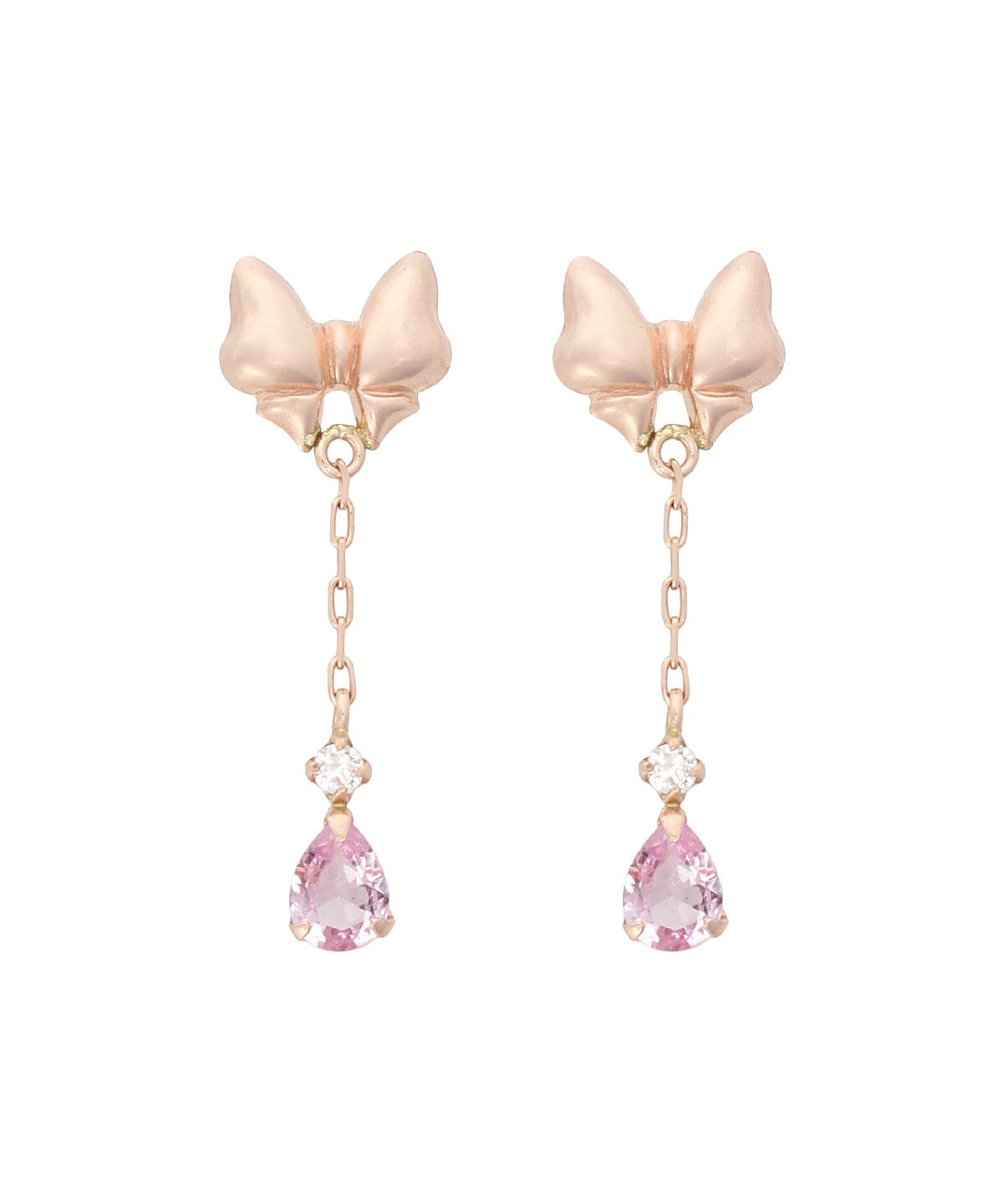 K10PG リボンピアス(FREE K10PG): Samantha Tiaraサマンサタバサ公式