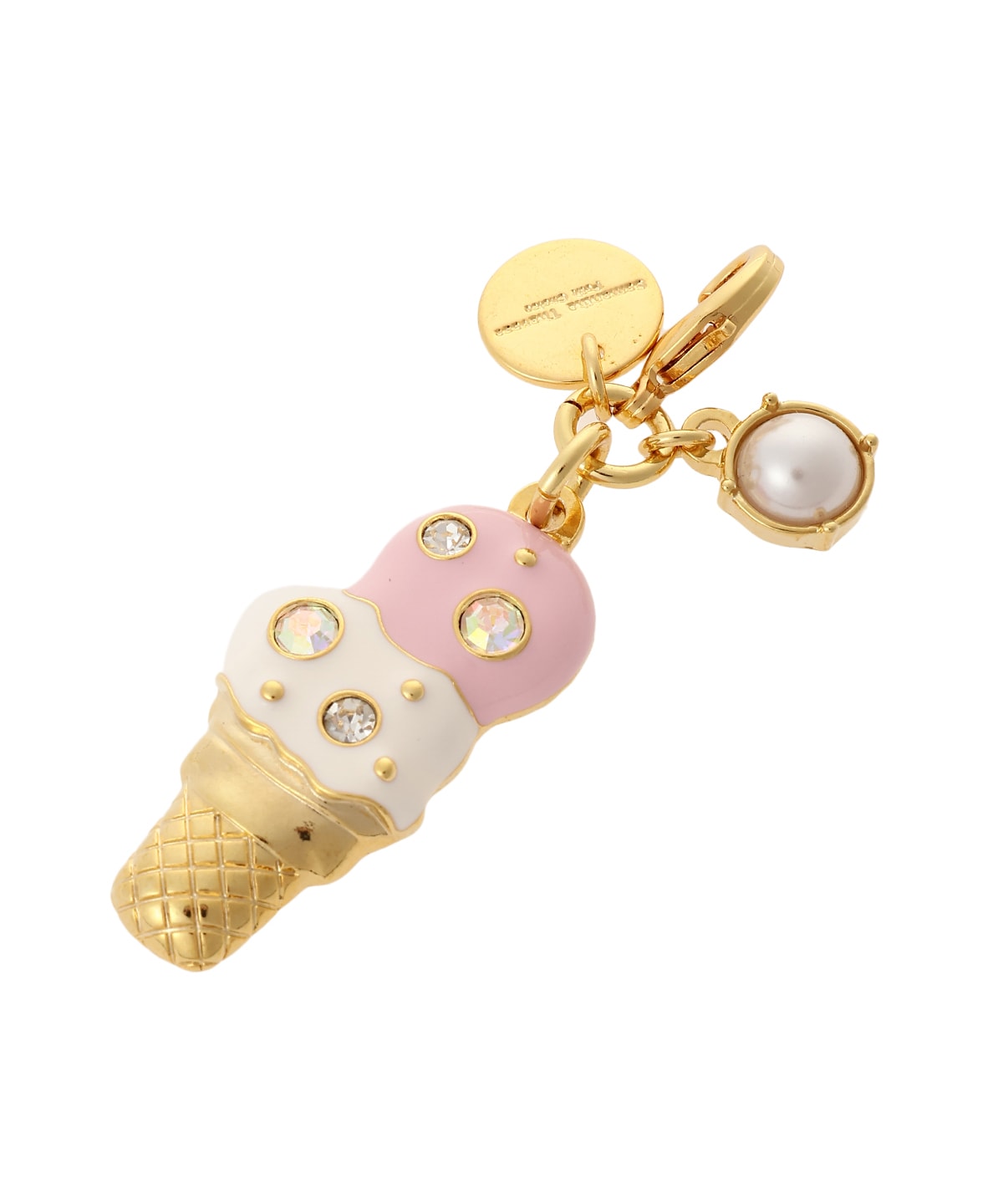 スイーツファスナーチャーム(アイスクリーム)(FREE ピンク): Samantha