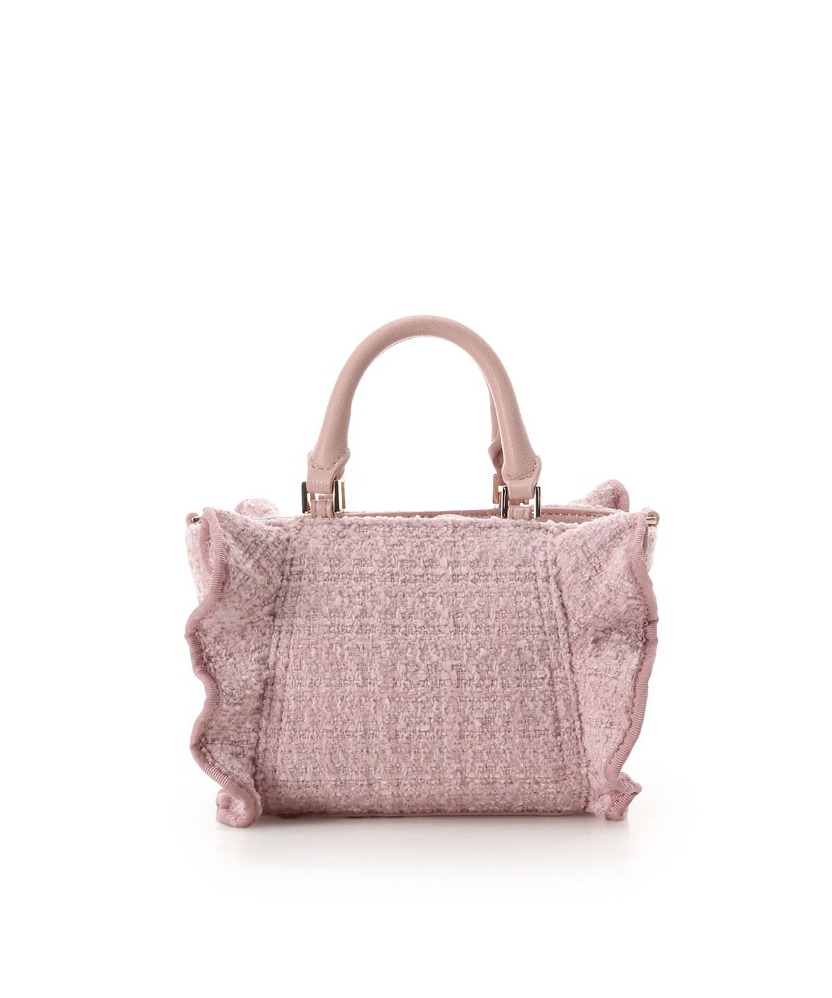 ツイードフリルミニショルダーバッグ(FREE ピンク): SAMANTHAVEGA