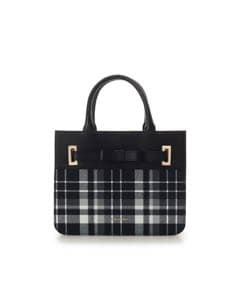 チェック柄エムシュシュⅢ トートバッグ(FREE ブラック): Samantha