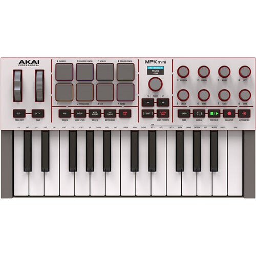 Buy sasku Akai MPK Mini MIDI Keyboard Grey | Sam Ash Music
