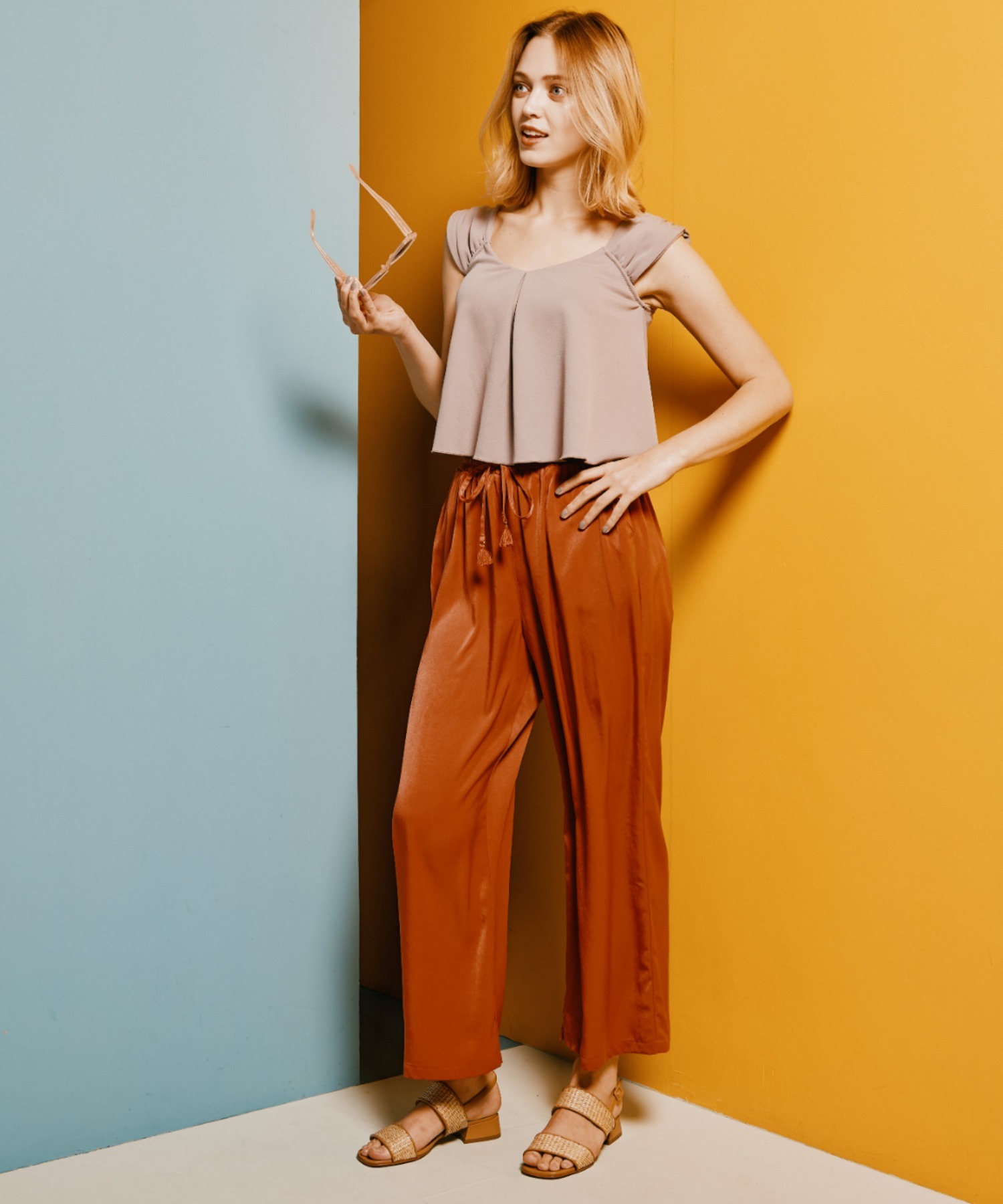 オシャレ水着ロングパンツM【San-ai Resort（サンアイリゾート