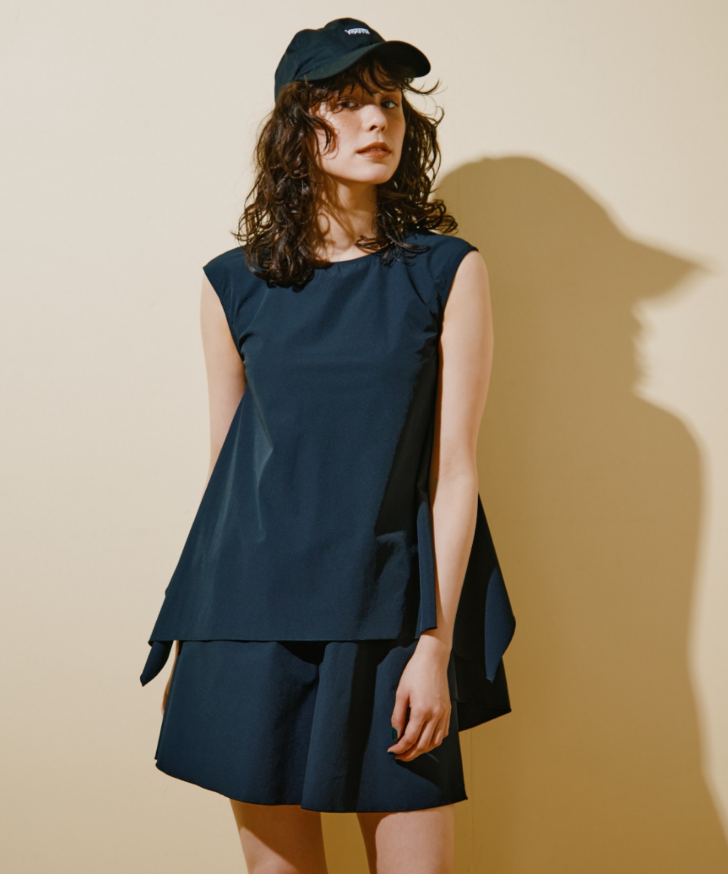 新作大人水着【UPF50＋】 タンクトップキュロット3点セット9M・11L