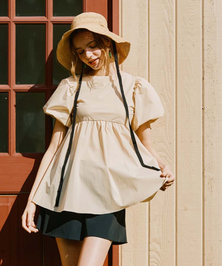 新作大人水着パフスリーブキュロット3点セット 9M・11L 【San-ai