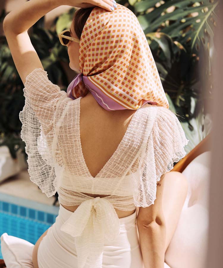 2025年新作】オシャレでかわいいフリルスリーブノンワイヤービキニ 9M