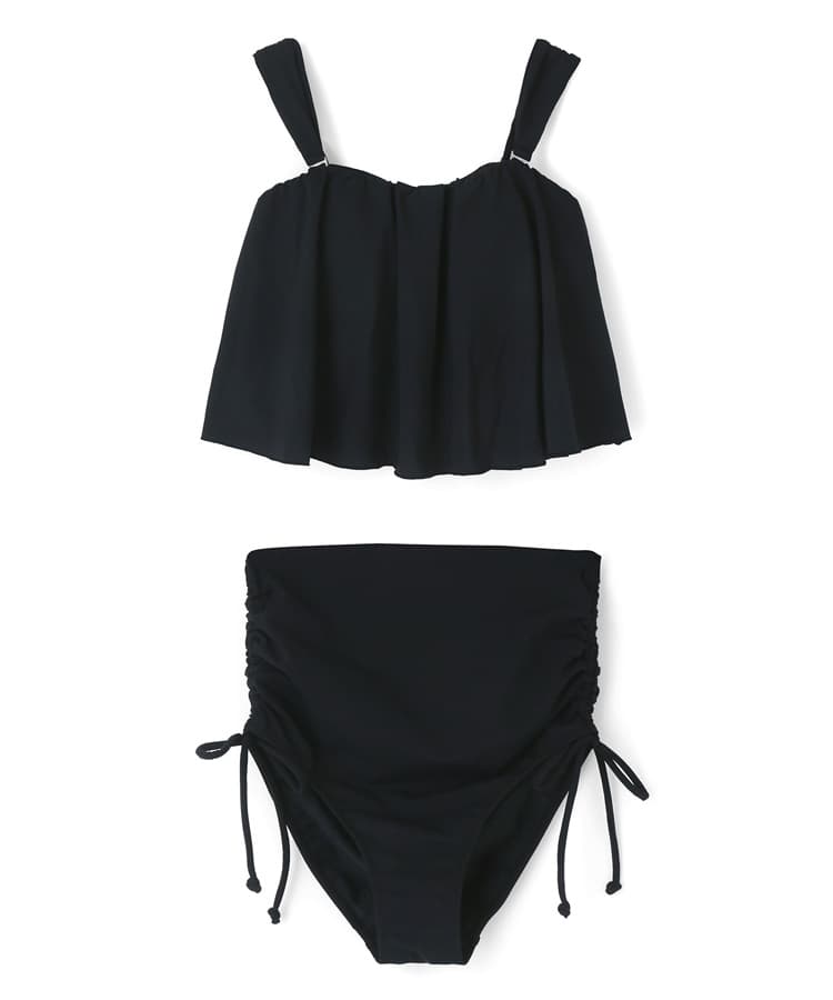 ワンピ見えハイウエストビキニ 9M・11L 【San-ai Resort（サンアイ