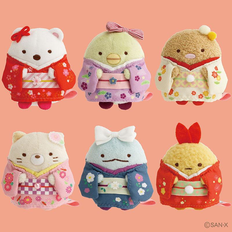 和装すみっコぐらし てのりぬいぐるみ 第2弾 全6種セット 和装すみっコ