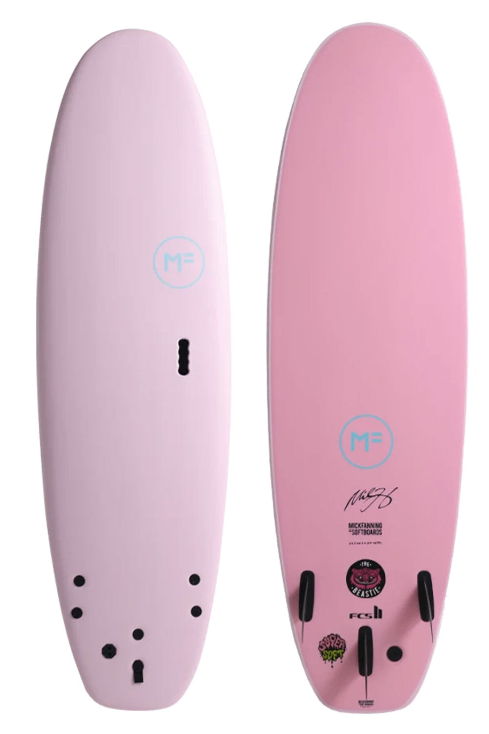 Mick Fanning MF Super Soft Beastie Softboard - Comes With Fins