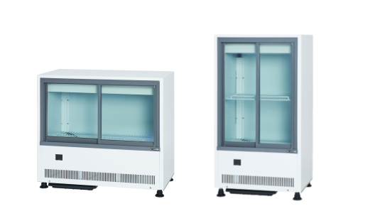 サンデン 冷蔵小型ショーケース 型式：MU-0914X（旧MU-195XE） 送料