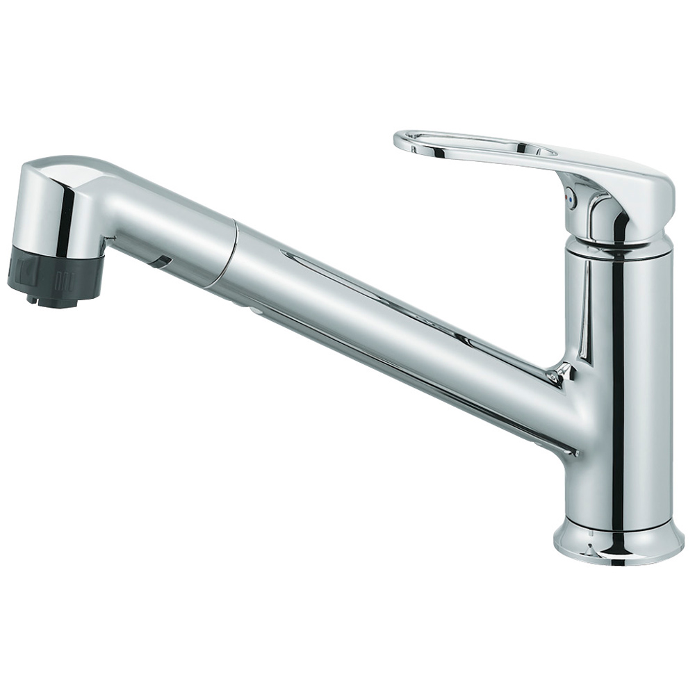 シングルワンホールスプレー混合栓（さく楽ナット付） | 商品のご案内