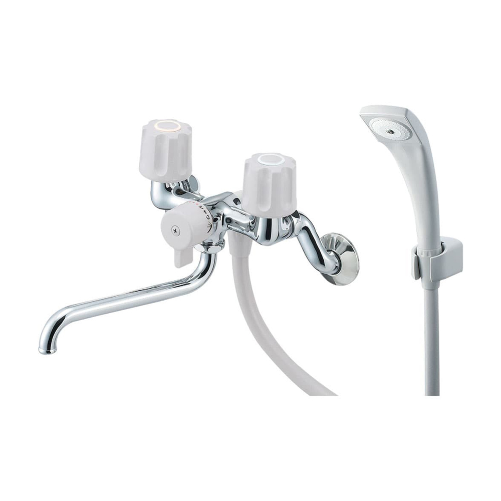 ツーバルブシャワー混合栓［共用形］ | 商品のご案内 | SANEI